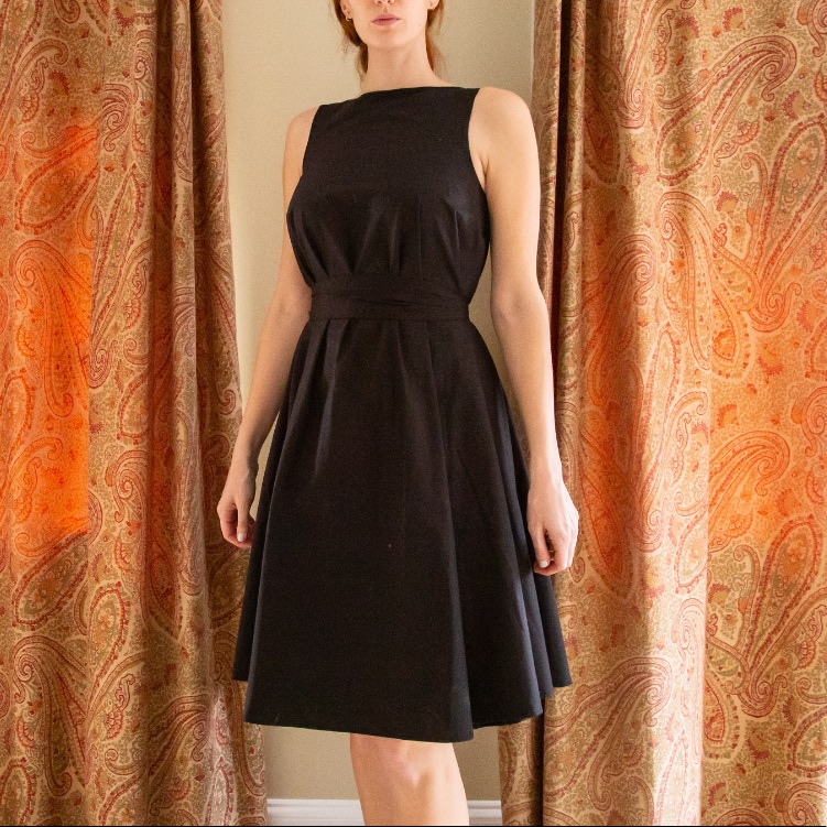 New With Tag Classic Black Cocktail Dress